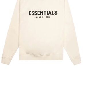 Fear of God Essentials Beige Crewneck Sweater
